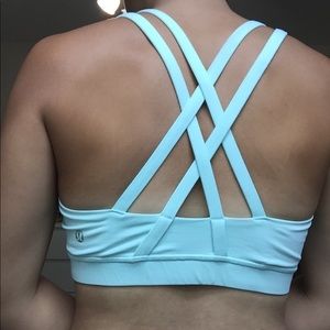 Lululemon energy bra in angel blue